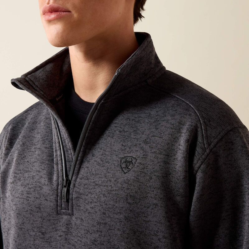 Caldwell 1/4 Zip Sweater - Iron Gate