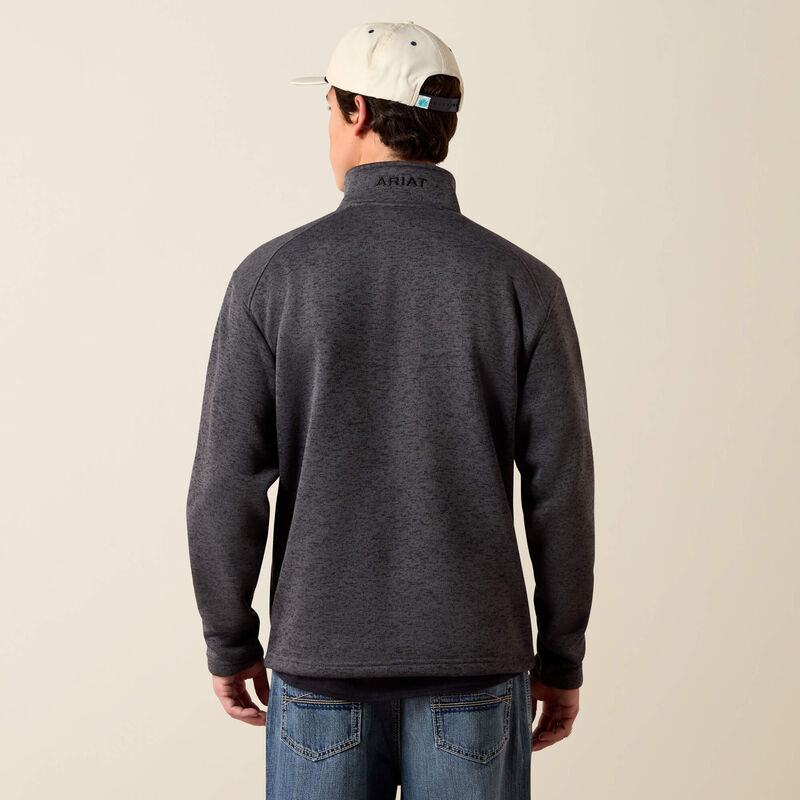 Caldwell 1/4 Zip Sweater - Iron Gate