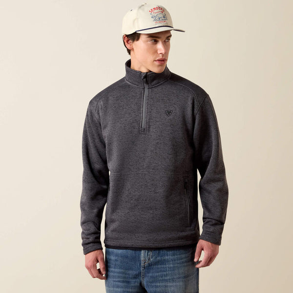 Caldwell 1/4 Zip Sweater - Iron Gate