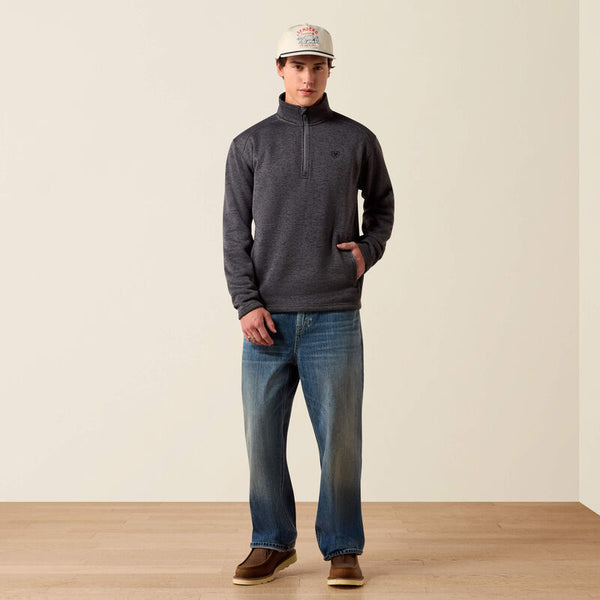 Caldwell 1/4 Zip Sweater - Iron Gate