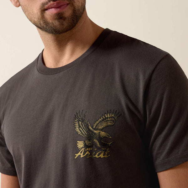 Ariat Stitched Eagle T-Shirt - Vintage Black