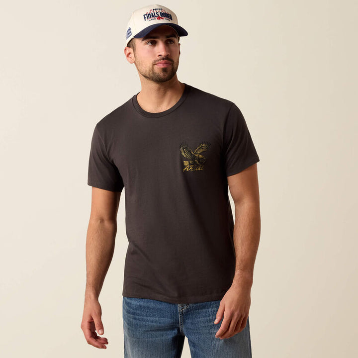 Ariat Stitched Eagle T-Shirt - Vintage Black