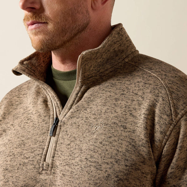 Caldwell 1/4 Zip Sweater - Savannah Tan