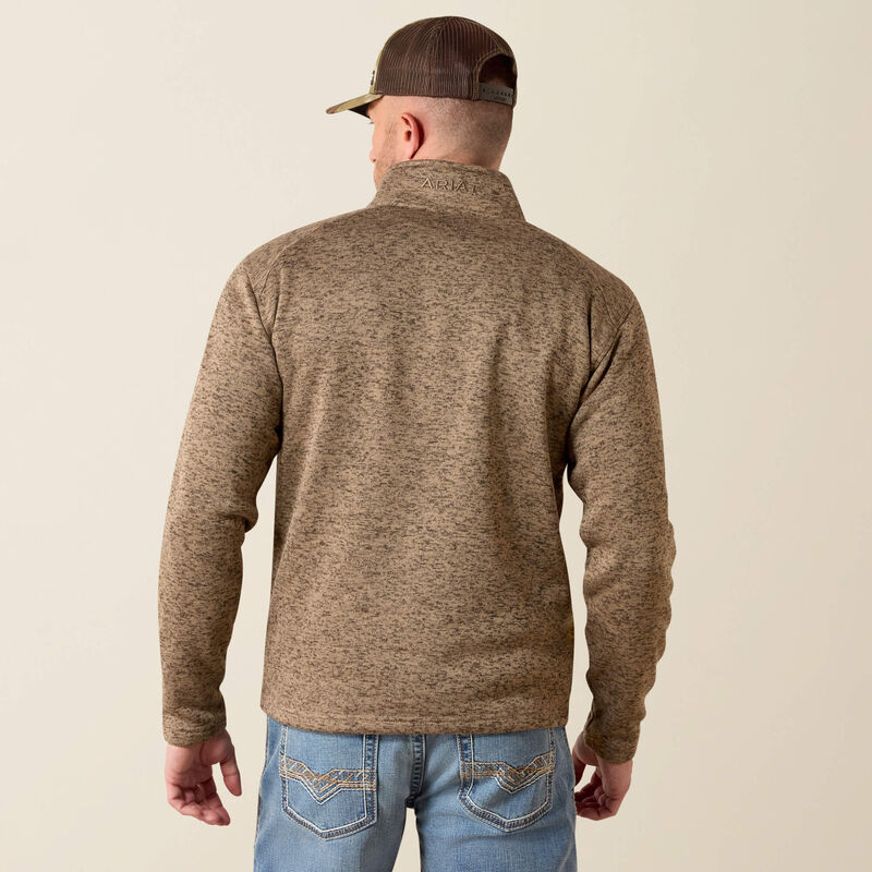 Caldwell 1/4 Zip Sweater - Savannah Tan