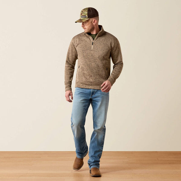 Caldwell 1/4 Zip Sweater - Savannah Tan