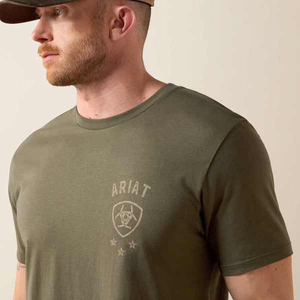 Ariat Eagle Thunder T-Shirt - Army Green