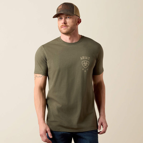 Ariat Eagle Thunder T-Shirt - Army Green