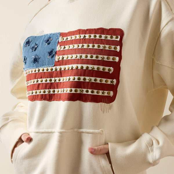 Americana Hoodie - Antique White