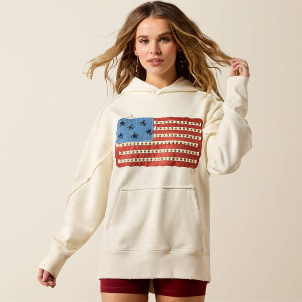 Americana Hoodie - Antique White