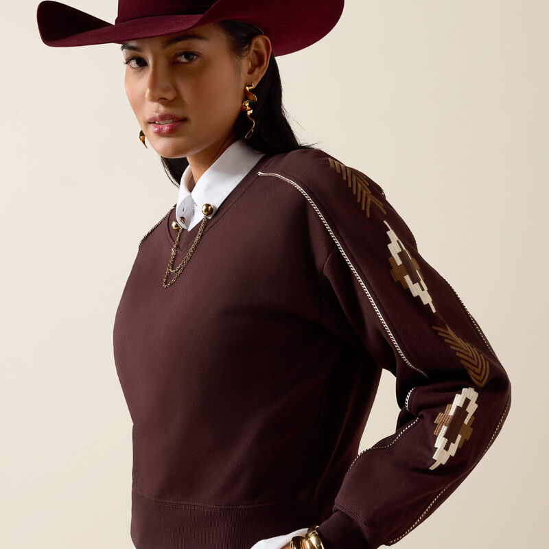 Dakota Sweatshirt - Chocolate Plum