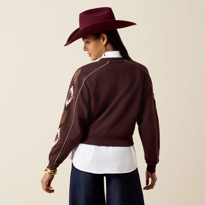 Dakota Sweatshirt - Chocolate Plum