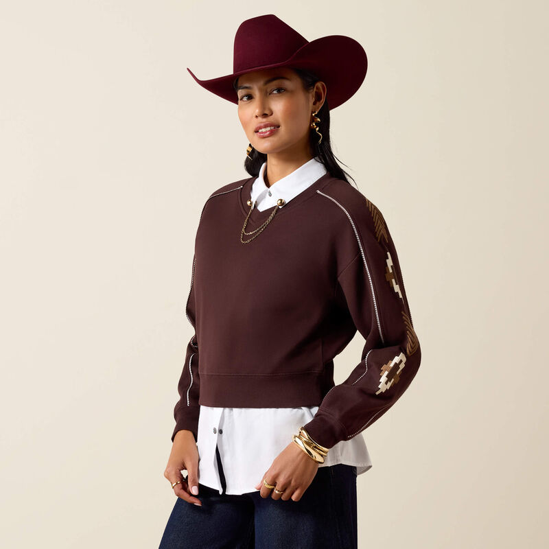 Dakota Sweatshirt - Chocolate Plum