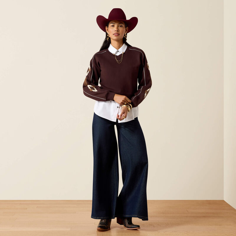 Dakota Sweatshirt - Chocolate Plum
