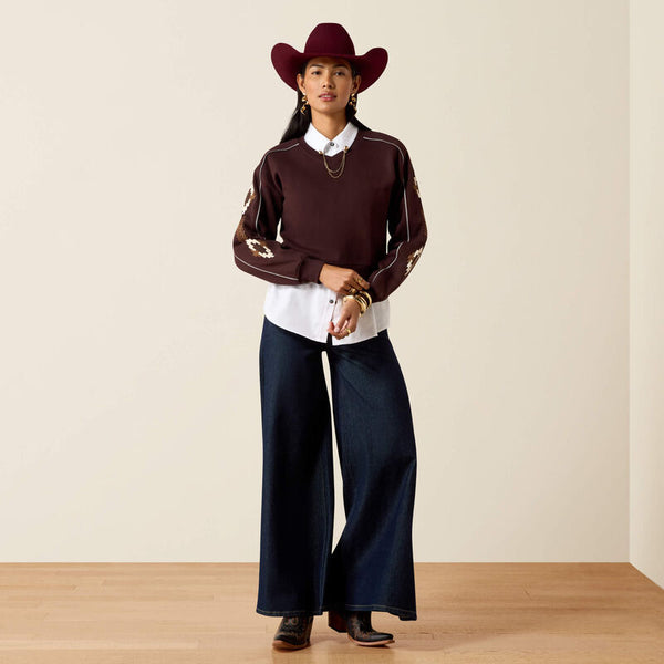 Dakota Sweatshirt - Chocolate Plum
