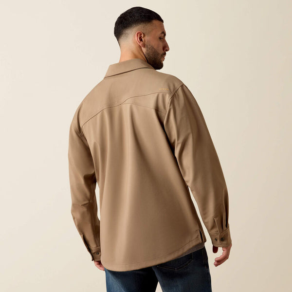 Rebar DuraStretch Utility Softshell Shirt Jacket - Caribou
