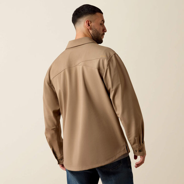 Rebar DuraStretch Utility Softshell Shirt Jacket - Caribou