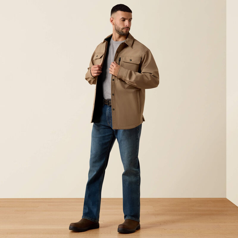 Rebar DuraStretch Utility Softshell Shirt Jacket - Caribou