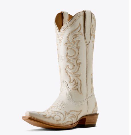 Hazen Western Boot- Ivory Pearl