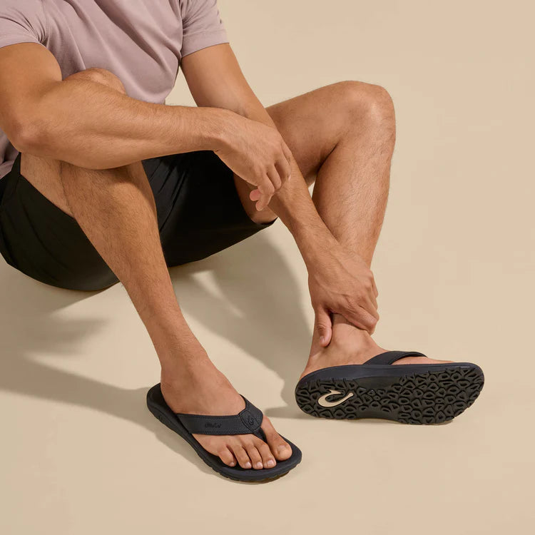 'Ohana Men's Beach Sandals - Black