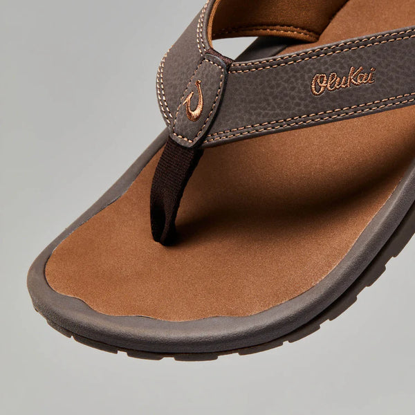 'Ohana Men's Beach Sandals - Dark Java & Ray