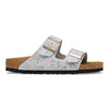 Arizona Suede Leather - Baby Blue Flower Print