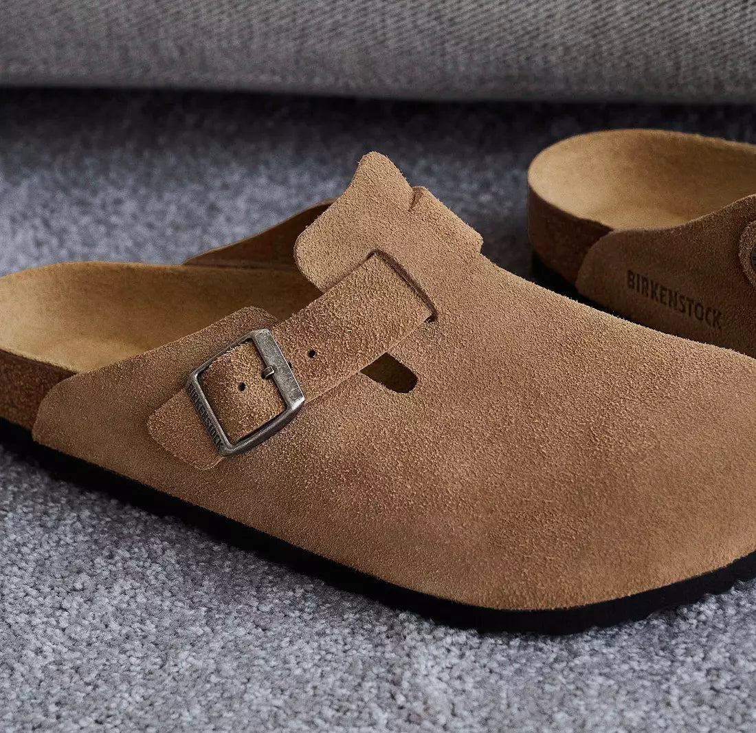 Boston Suede Leather - Dark Tea