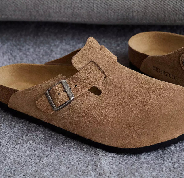 Boston Suede Leather - Dark Tea
