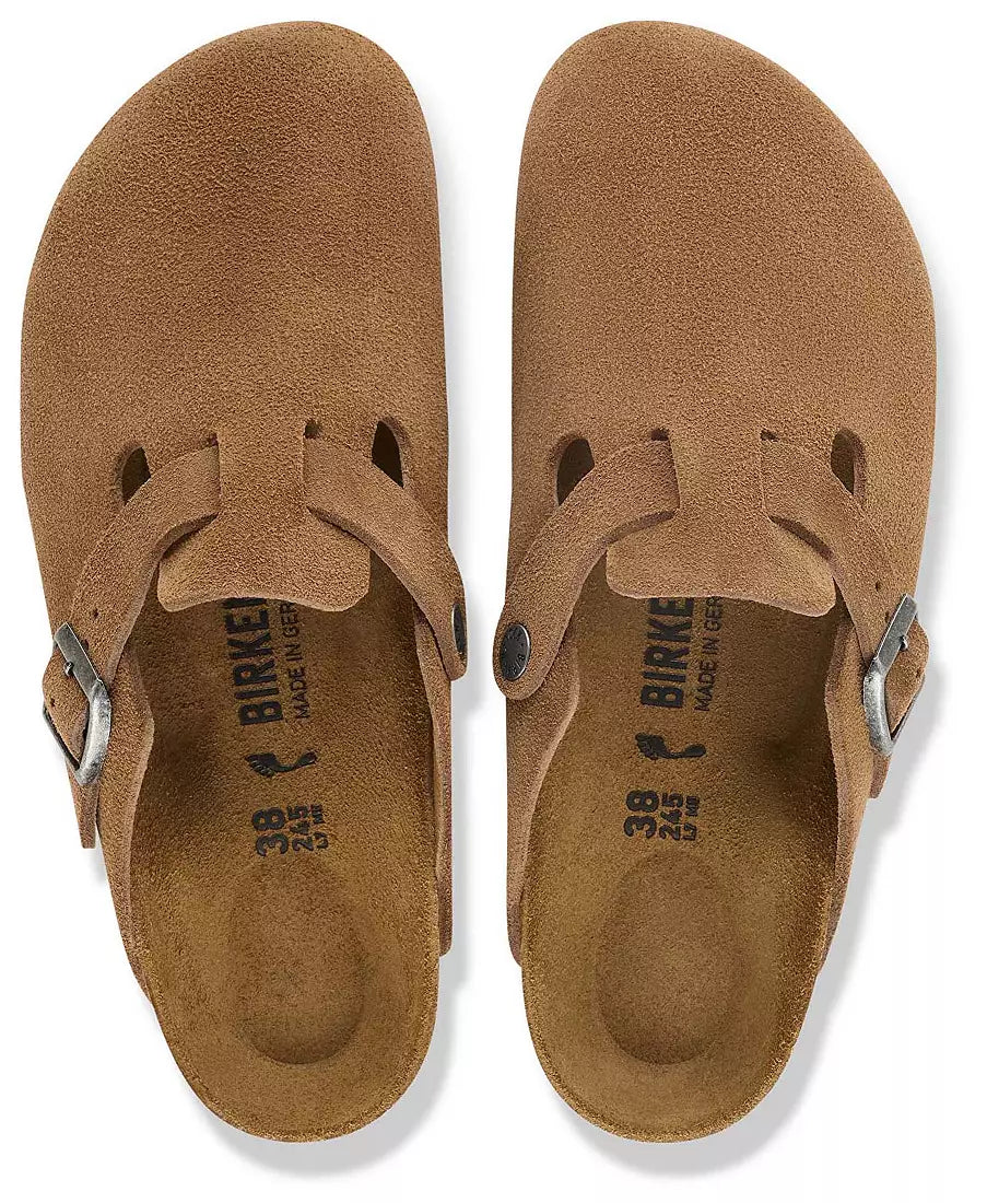 Boston Suede Leather - Dark Tea