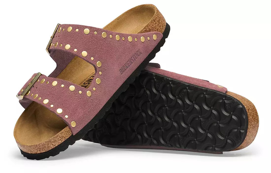 Arizona Rivets Sueded Leather - Pepper