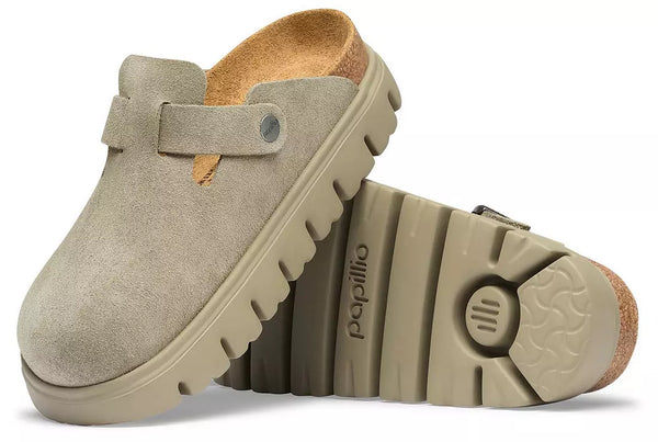 Boston Chunky Suede Leather - Taupe