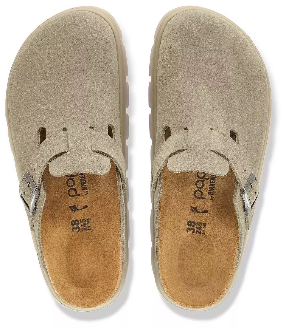 Boston Chunky Suede Leather - Taupe