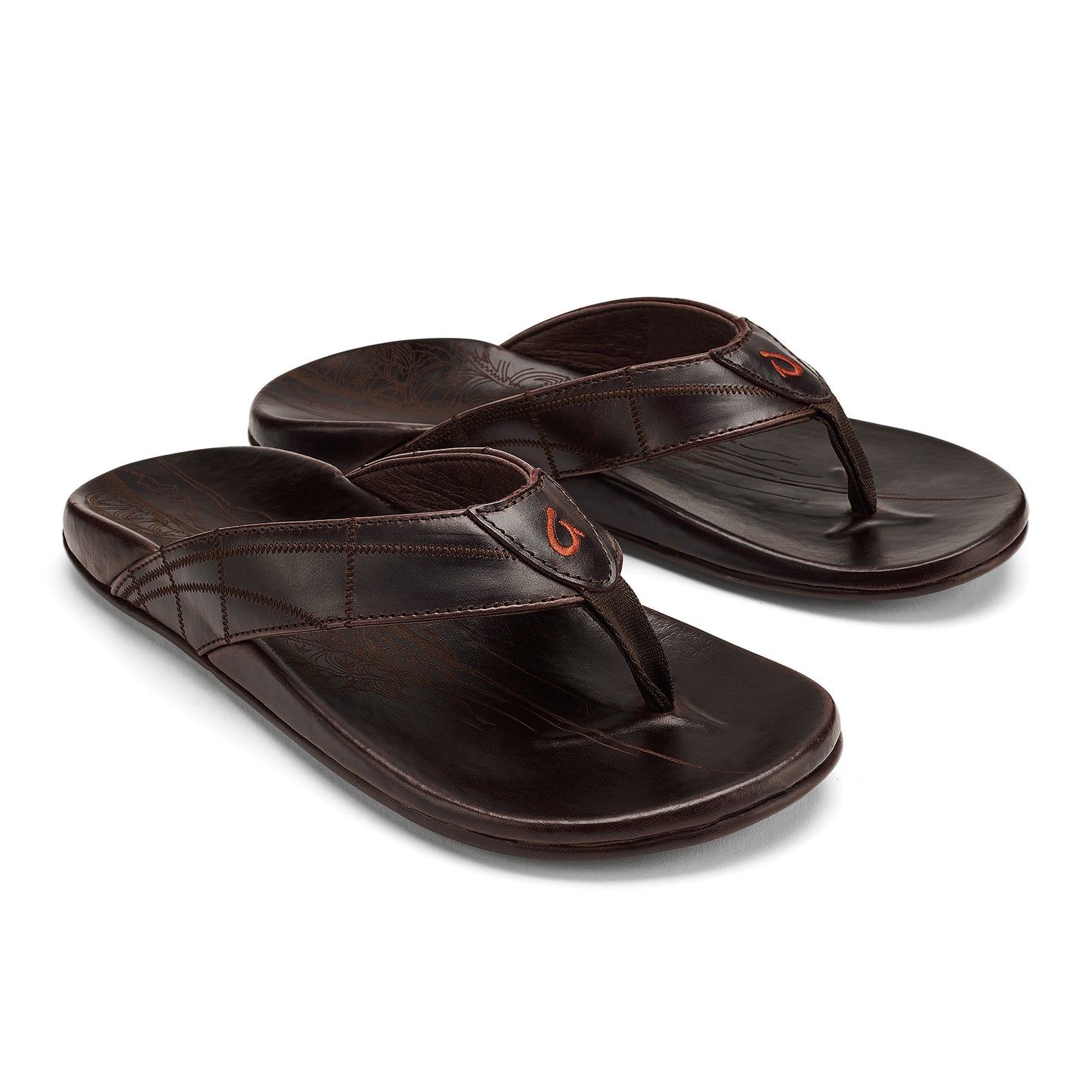 Hokule'a Kia Beach Sandals - Dark Wood