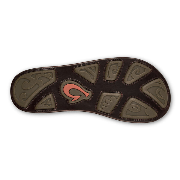Hokule'a Kia Beach Sandals - Dark Wood