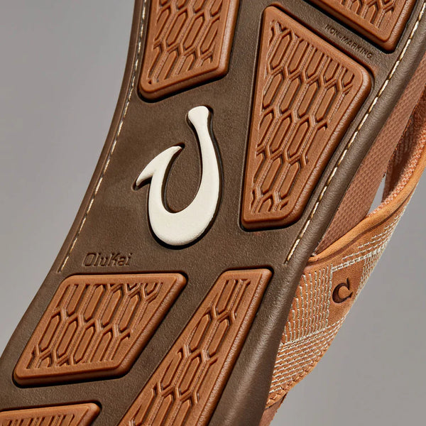 Tuahine Men's Waterproof Leather Sandals - Toffee & Toffee