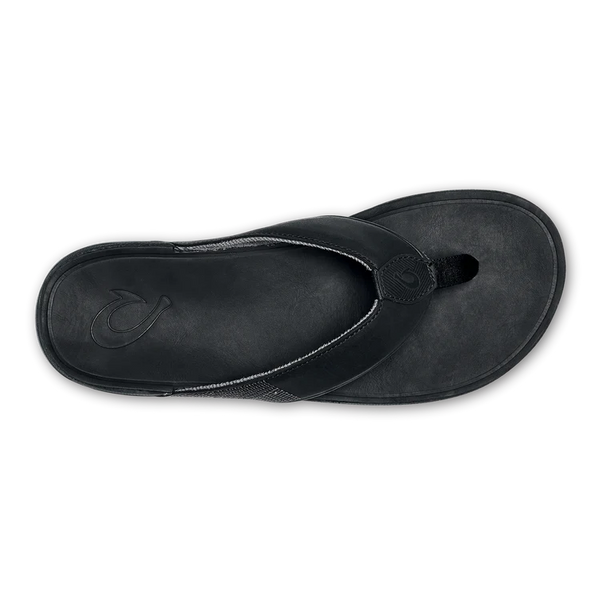 Men's Tuahine Waterproof Leather Sandal - Black