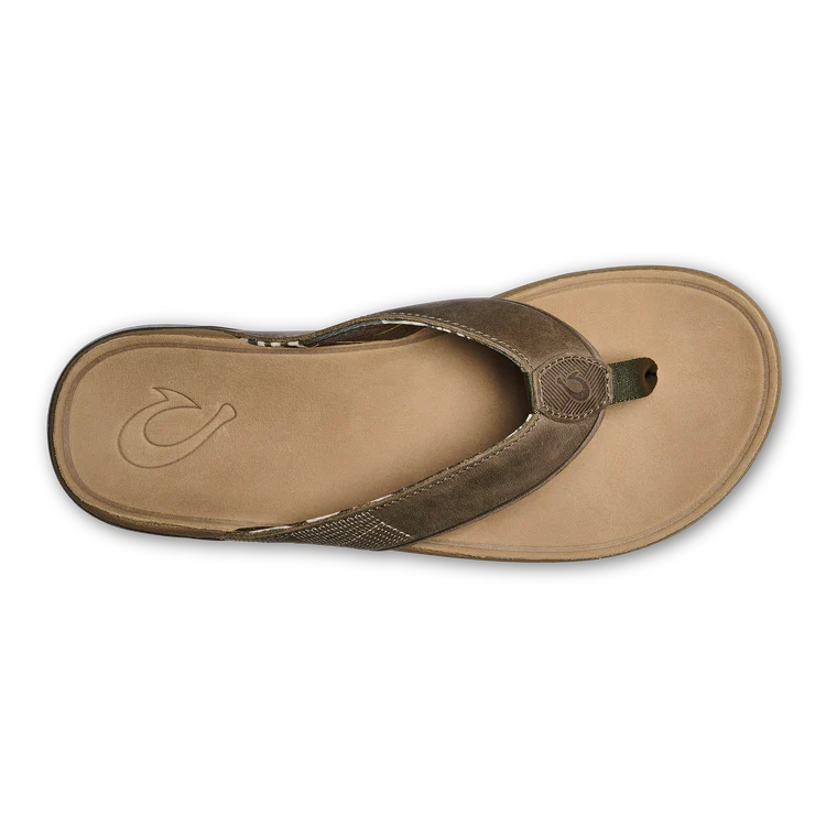 Men's Tuahine Waterproof Leather Sandal - Hunter & Golden Sand