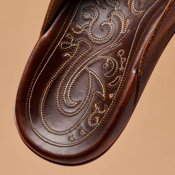 Men's Mekila Leather Sandal - Natural