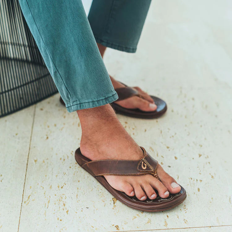 Men's Mekila Leather Sandal - Natural