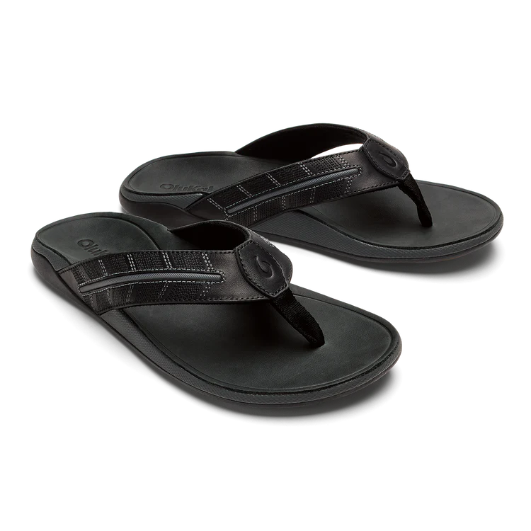 Men's Tuahine Palm Beach Sandal - Lava Rock & Dark Shadow