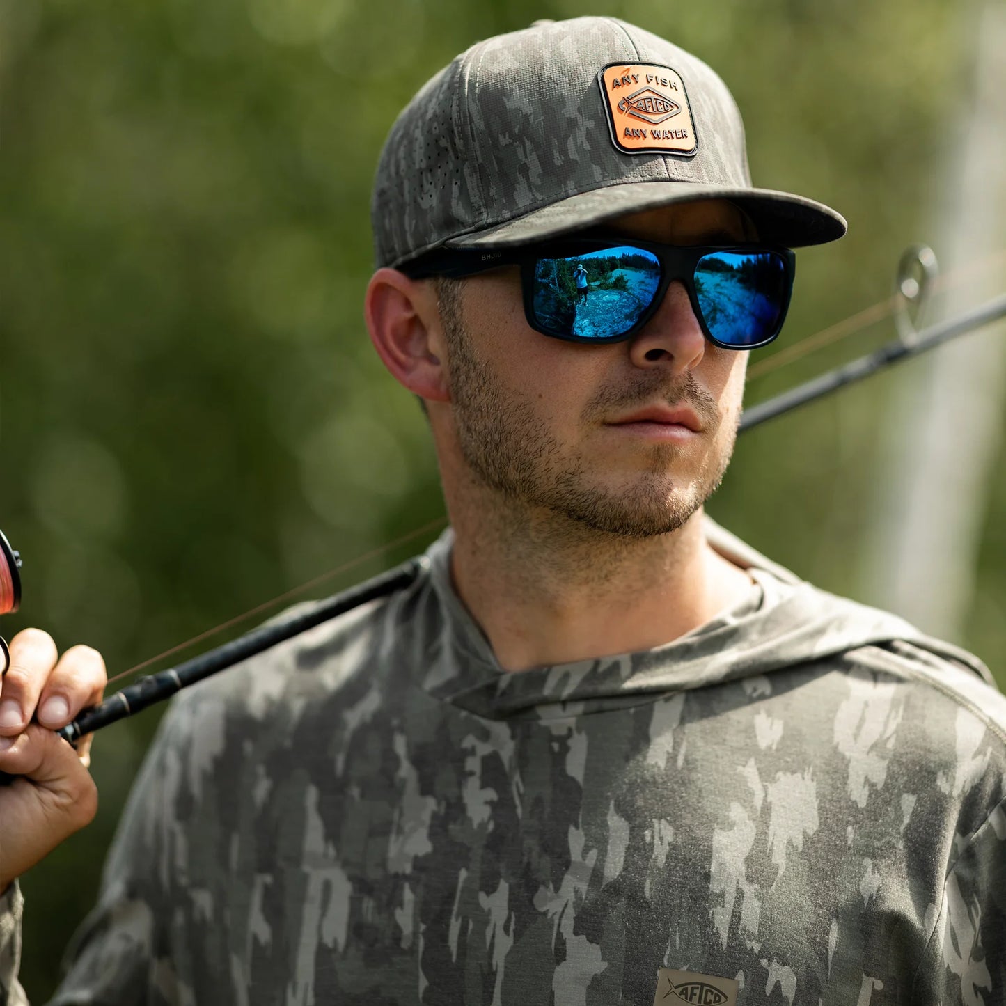 Flippin' Tech Hat - Olive Current Camo