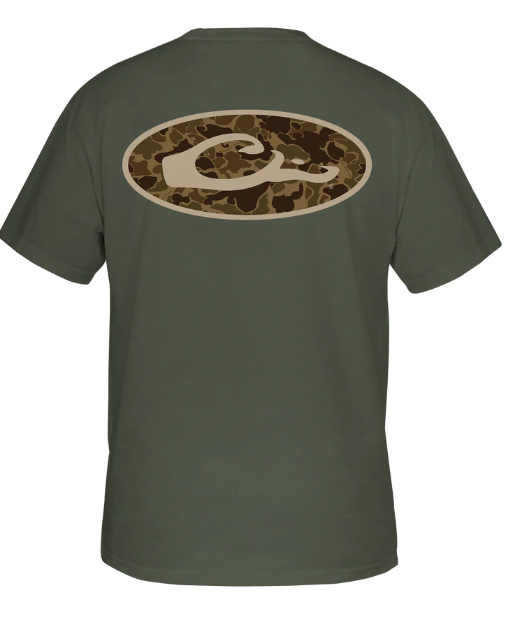 Old School Oval T-Shirt - Kalamata LT Heather