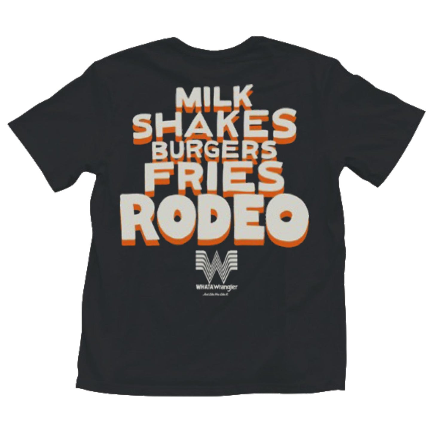 Wrangler® X Whataburger Short Sleeve Graphic T-Shirt - Faded Black