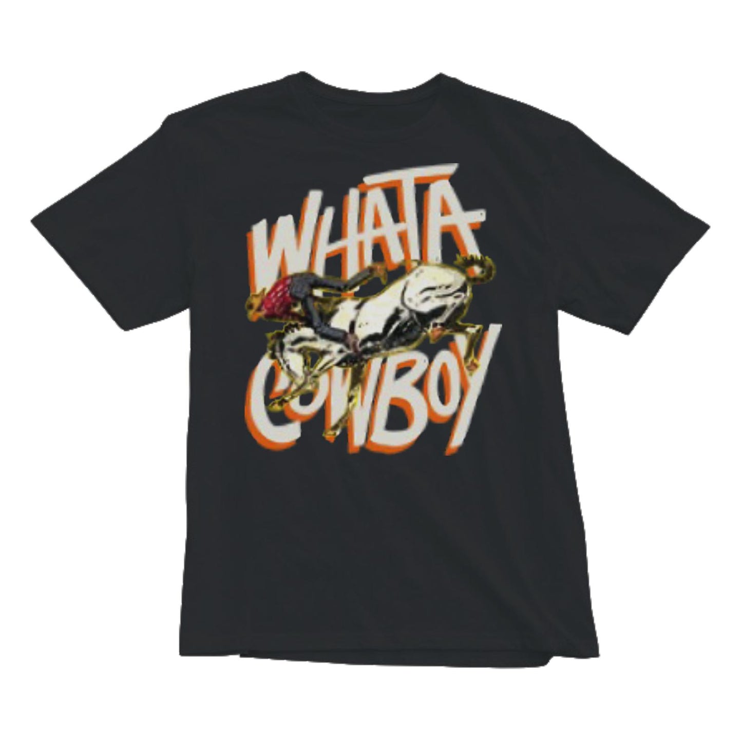 Wrangler® X Whataburger Short Sleeve Graphic T-Shirt - Faded Black