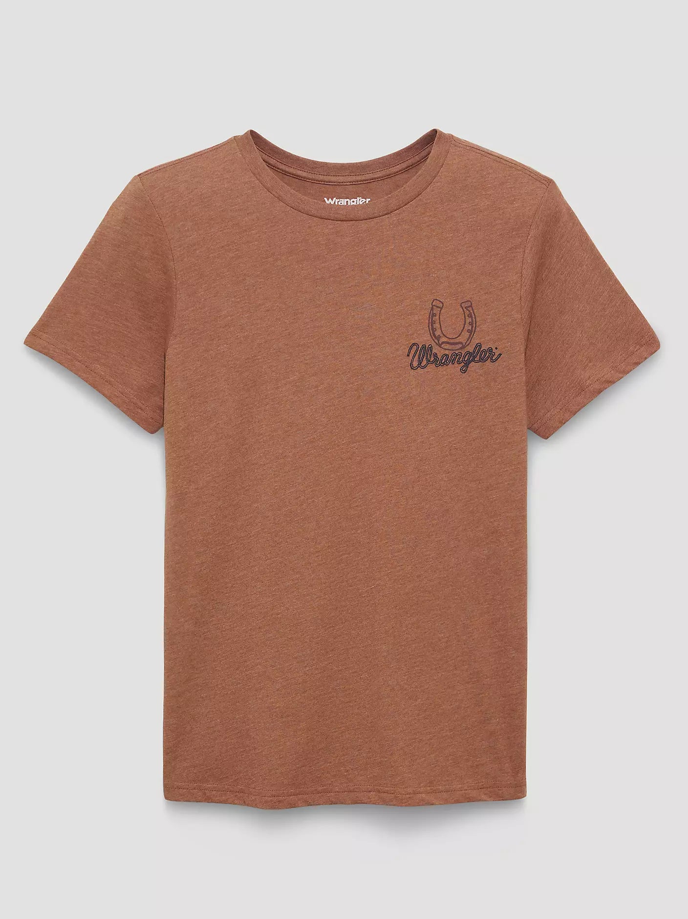Bucking Back Graphic Reg Fit Graphic Tee - Rawhide Heather
