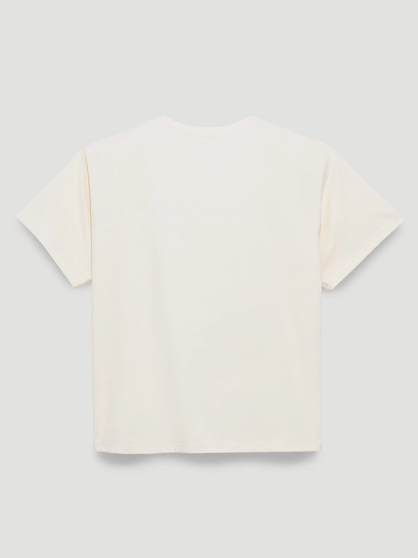 Distressed Landscape Girlfriend Graphic Tee - Antique White