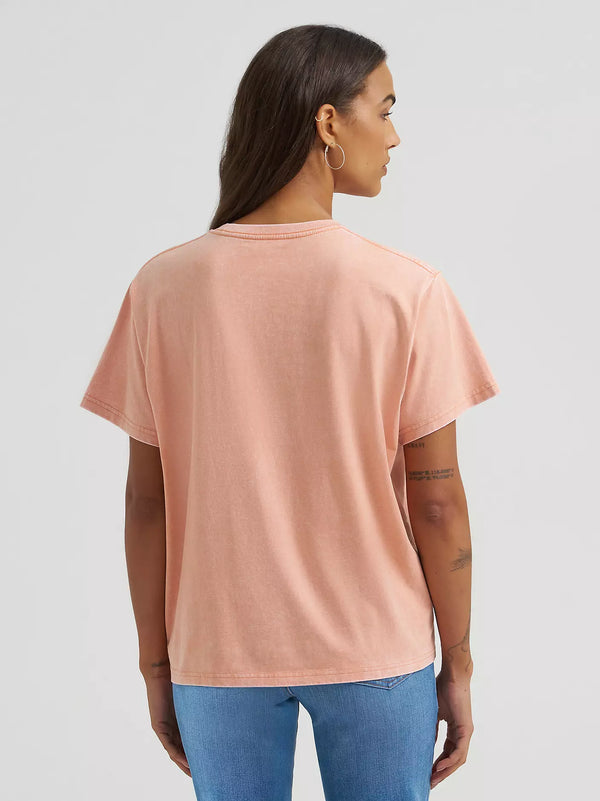 Climb in the Saddle Girlfriend Graphic Tee - Canyon Sunset