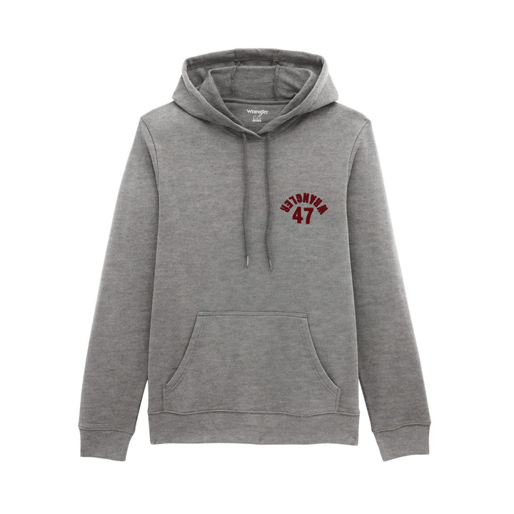 Western Hoodie - Regular Fit - Grey Mele Heather