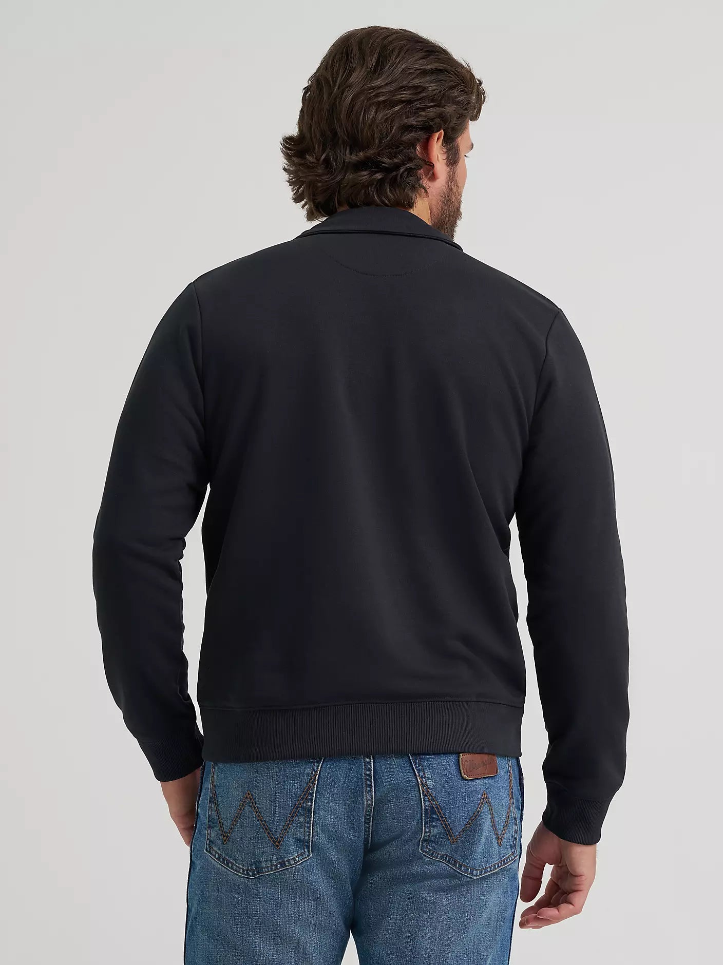 Longhorn Wrangler Quarter-Zip Fleece Pullover