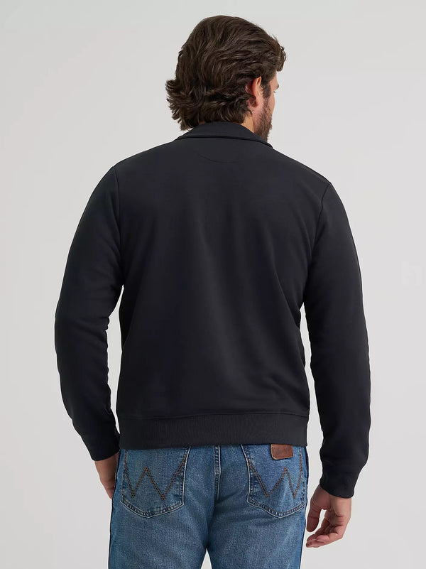 Longhorn Wrangler Quarter-Zip Fleece Pullover