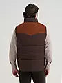 Men's Corduroy Yoke Puffer Vest - Cambridge Brown